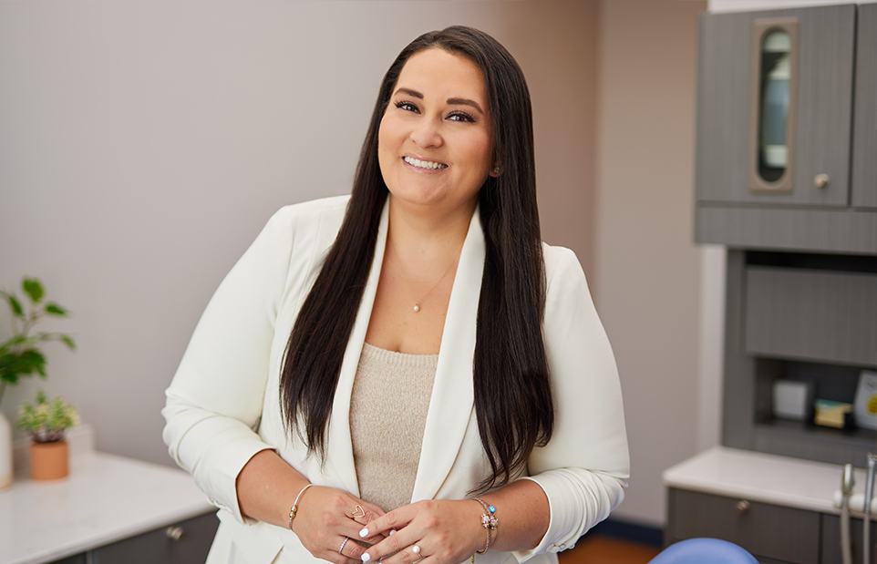 Smiling team member in Revere dental office